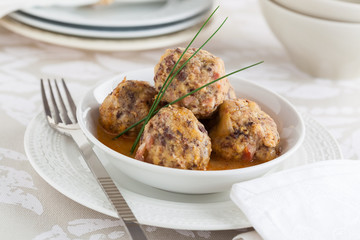 Homemade meatballs