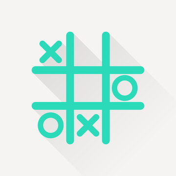 recommend clip art: Tic tac toe game vector icon