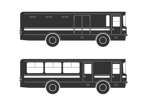 Bus silhouettes