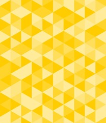Tile vector background with yellow triangle geometric mosaic