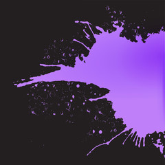 Abstract Purple splash vector