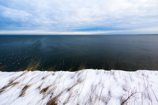 Nature forming Estonian flag