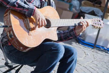 Man playing guitar 
