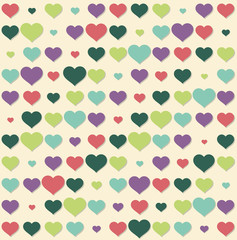 Harts seamless pattern