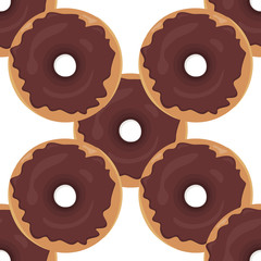 Donut Seamless Background Texture Pattern