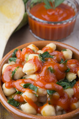 chickpeas with spinach and tomato