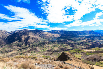 landscape in Andes. Peru.