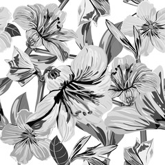 Vector Seamless Flower Pattern - 102456768