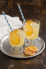 Citrus cocktails.