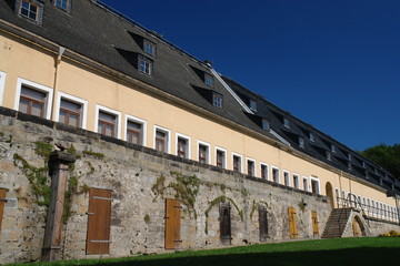 Fototapeta na wymiar Festung Königstein in der Sächsischen Schweiz