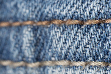 jeans macro seam