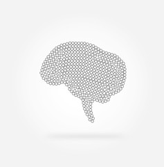 Cogs in the shape of a human brain.