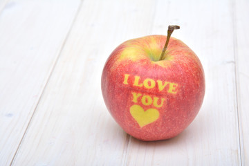 Apple for Valentine's Day