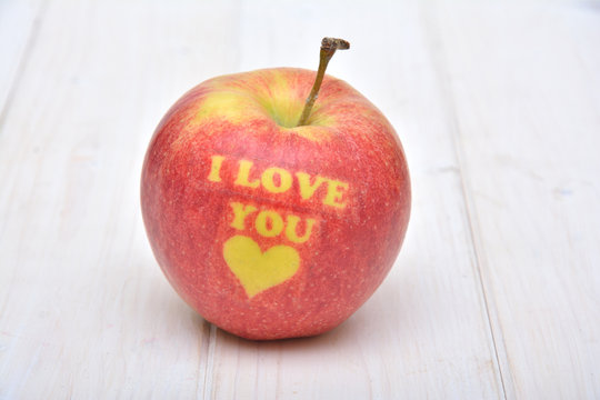 Apple for Valentine's Day