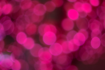 Abstract pink glowing circles for valentine day 