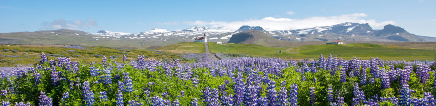 Church in Snaefellsnes peninsula, Iceland