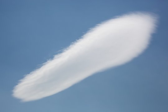 Lenticular Cloud In The Sky In Corsica, France