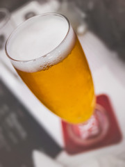Glass of beer