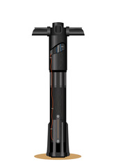 Laser plasma sword used in science fiction movies