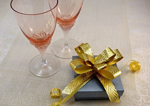 gift and glasses