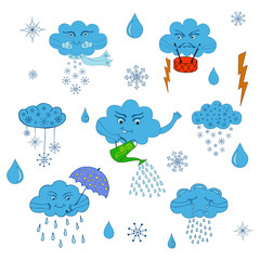 cartoon clouds © Maroshka