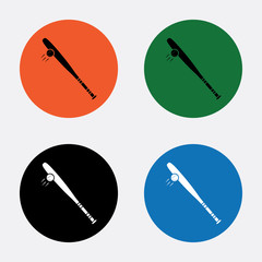 Baseball-bat sport icon