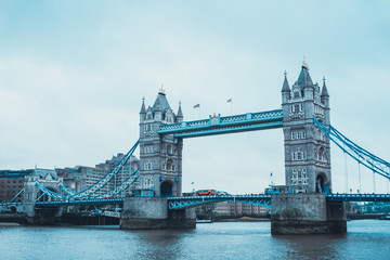 Fototapeta premium Tower Bridge over the River Thames, London