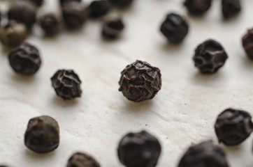 black pepper peas macro