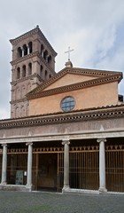 Fototapeta na wymiar Church San Giorgio in Velabro, Rome, Italy