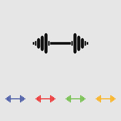 Dumbbell sport icon