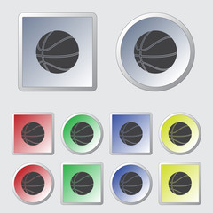 Fototapeta premium Basketball sport icon