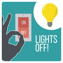 lights off design switch and devices