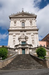 Fototapeta na wymiar Church Santi Domenico e Sisto in Rome, Italy