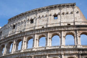 The Colosseum in Rome, Italy