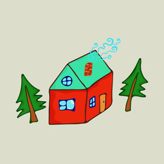 Cartoon house