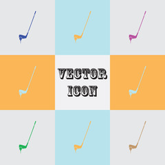 Golf Ball And Putter sport icon