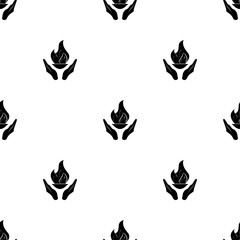 The Olympic flame sport icon