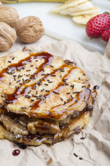 Crepe of caramel