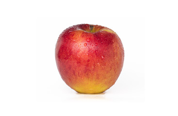 Red apple isolated on white background
