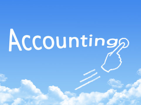 accounting cloud shape