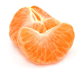 Peeled tangerine