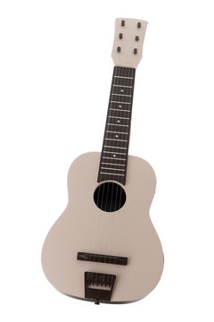 Beige guitar toy