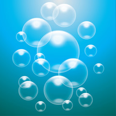 Bubbles vector  illustration