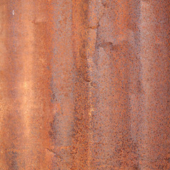 Rusted galvanized iron plate