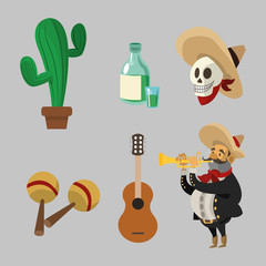 Mexican culture design 