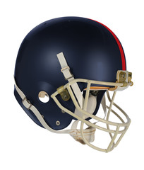 Dark Blue Football Helmet