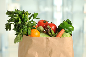 Fresh Produce in Paper Bag - 102476307