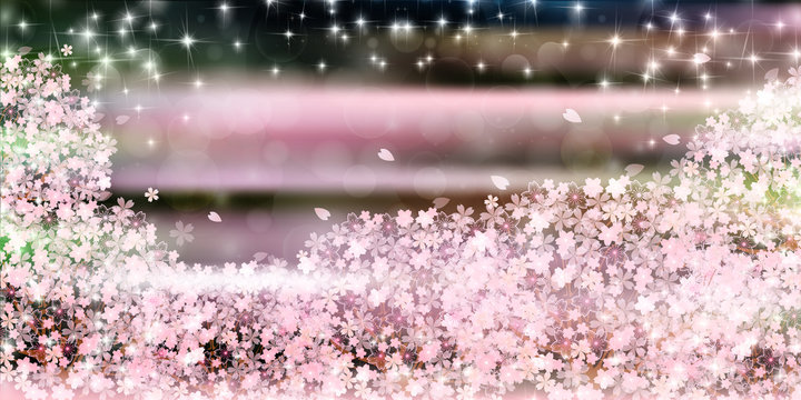桜　春　花　背景
