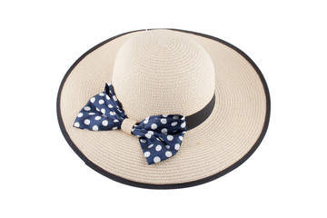 Women's hat on a white background.