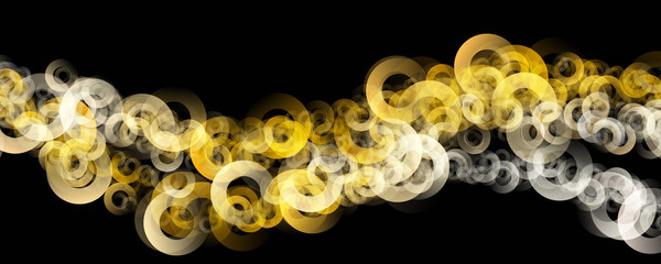 abstract elegant circle panorama background design illustration
